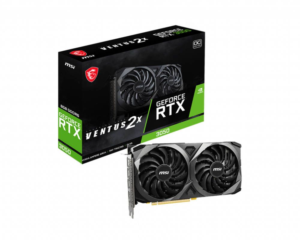 MSI GeForce RTX 3050 VENTUS 2X 8G OC