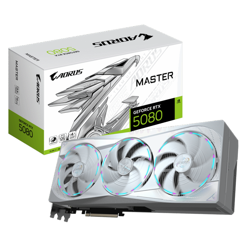 Gigabyte AORUS GeForce RTX 5080 MASTER ICE 16G