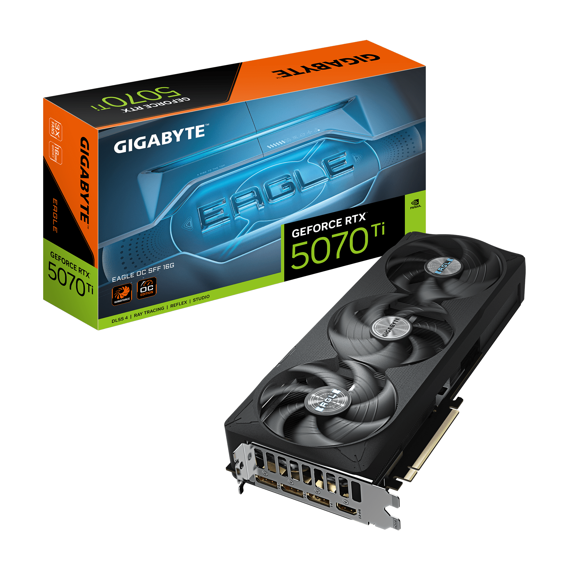 GIGABYTE GeForce RTX 5070 Ti EAGLE OC SFF 16G 高階 電競 獨立 顯卡