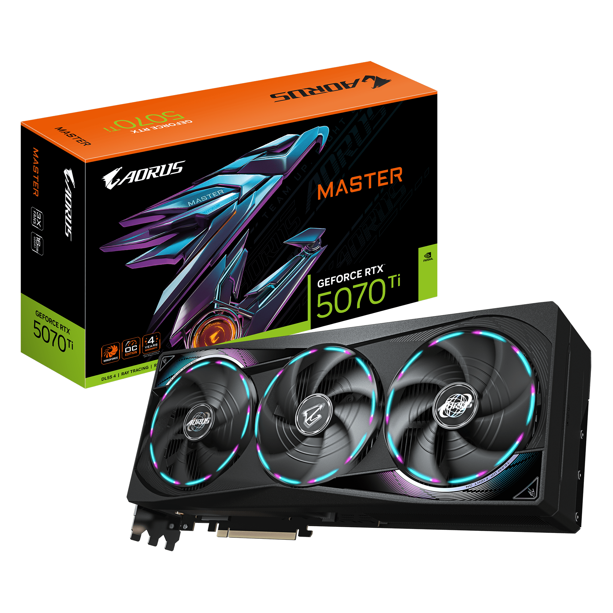 GIGABYTEAORUS GeForce RTX 5070 Ti MASTER 16G