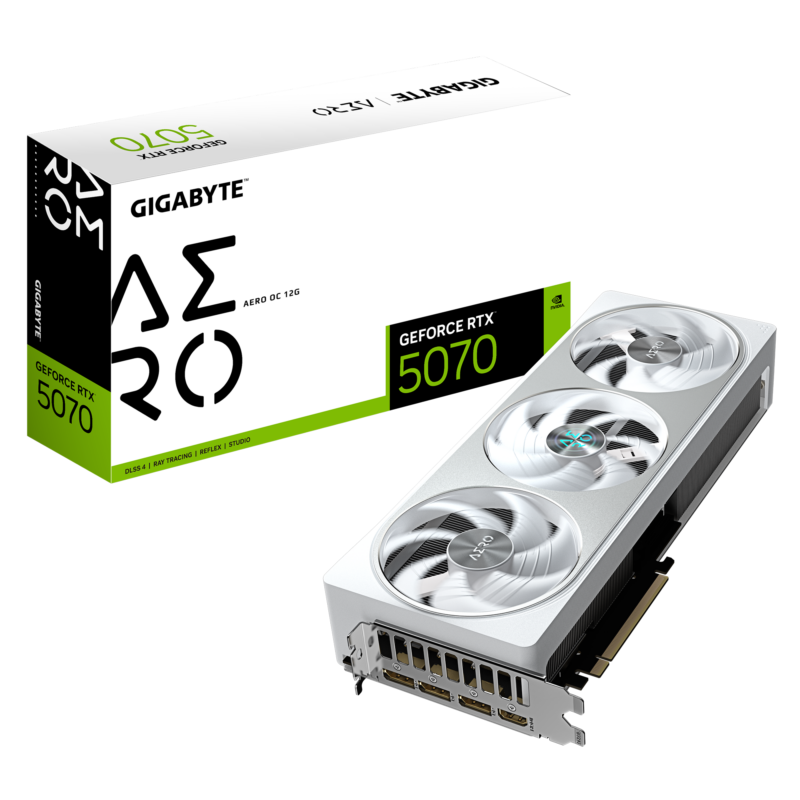 GIGABYTE GeForce RTX™ 5070 AERO OC 12G