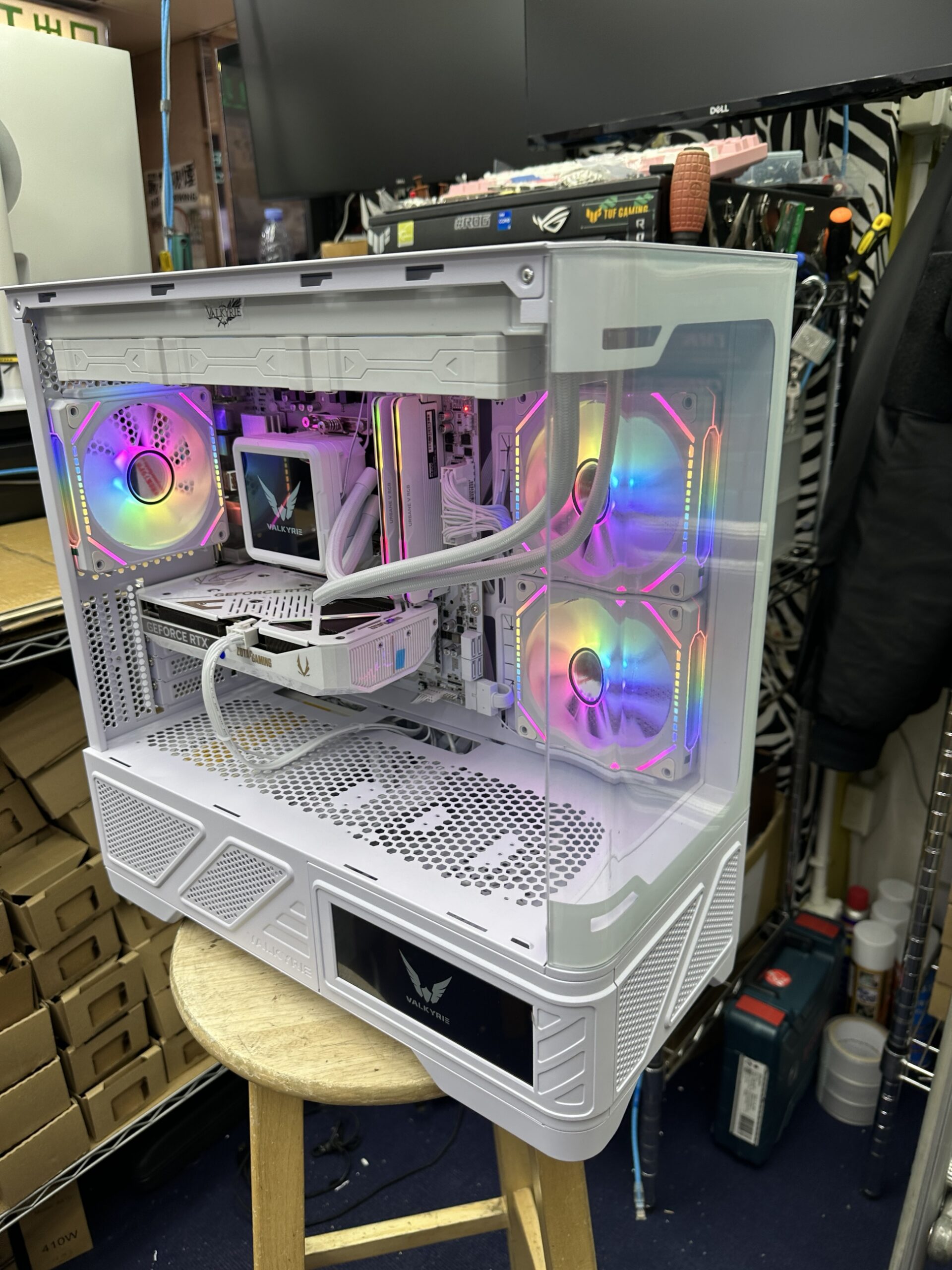 ✨完美✨白⚪️AMD 9600X VK03M 🤍全白🤍💁🏻Zotac 5060 Ti 🫧
