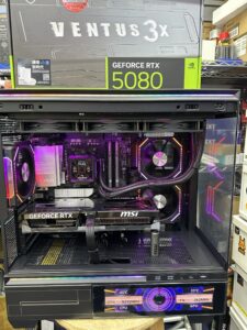 🔛全黑⚫️系列♠️AMD 9800X3D MSI B850M-A WIFI ♣️MSI 5080 3X ✔️