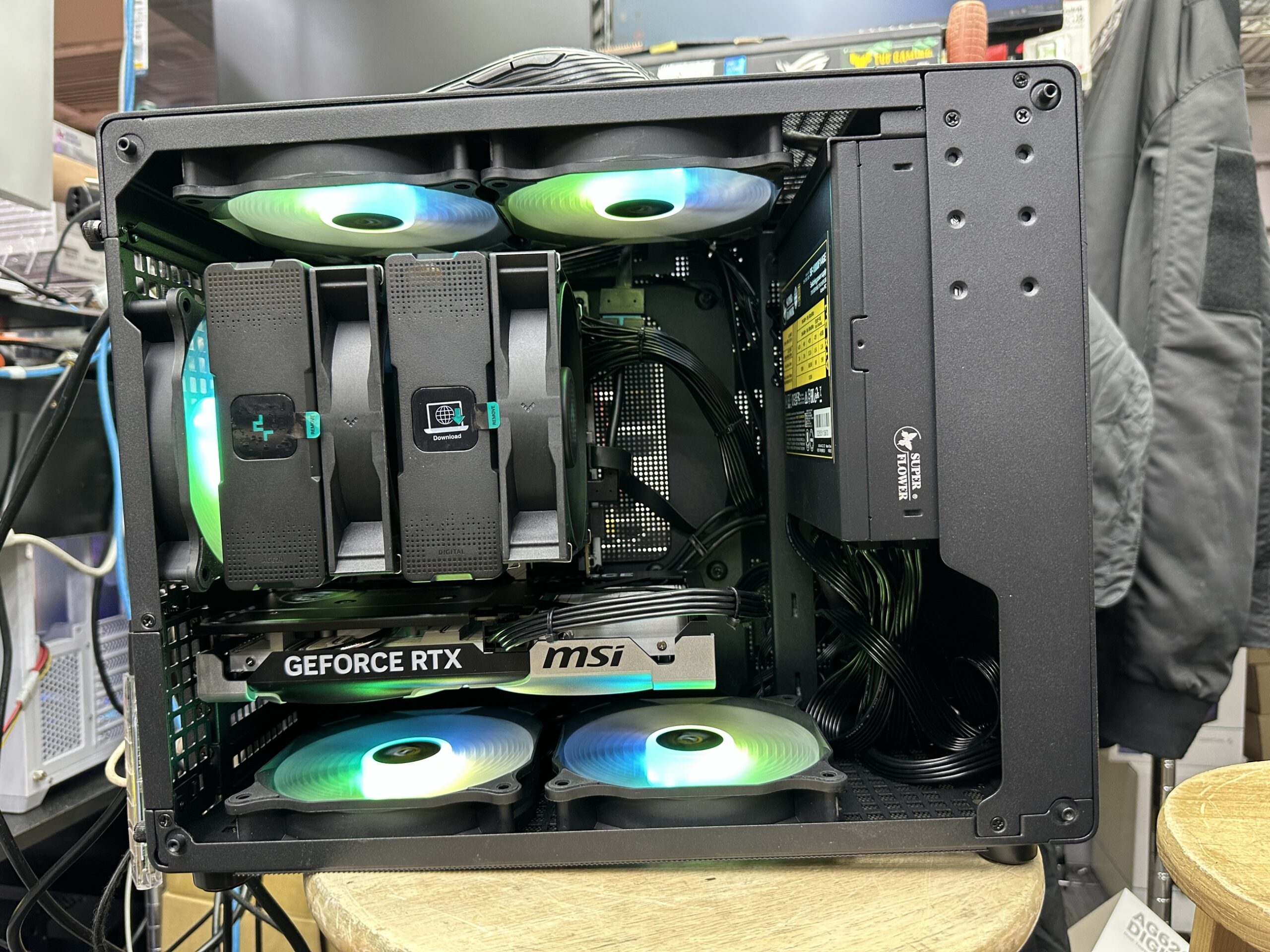 💕Jonsbo Z20 🔛MSI Z890i Edge 🫧5060 TI 2X