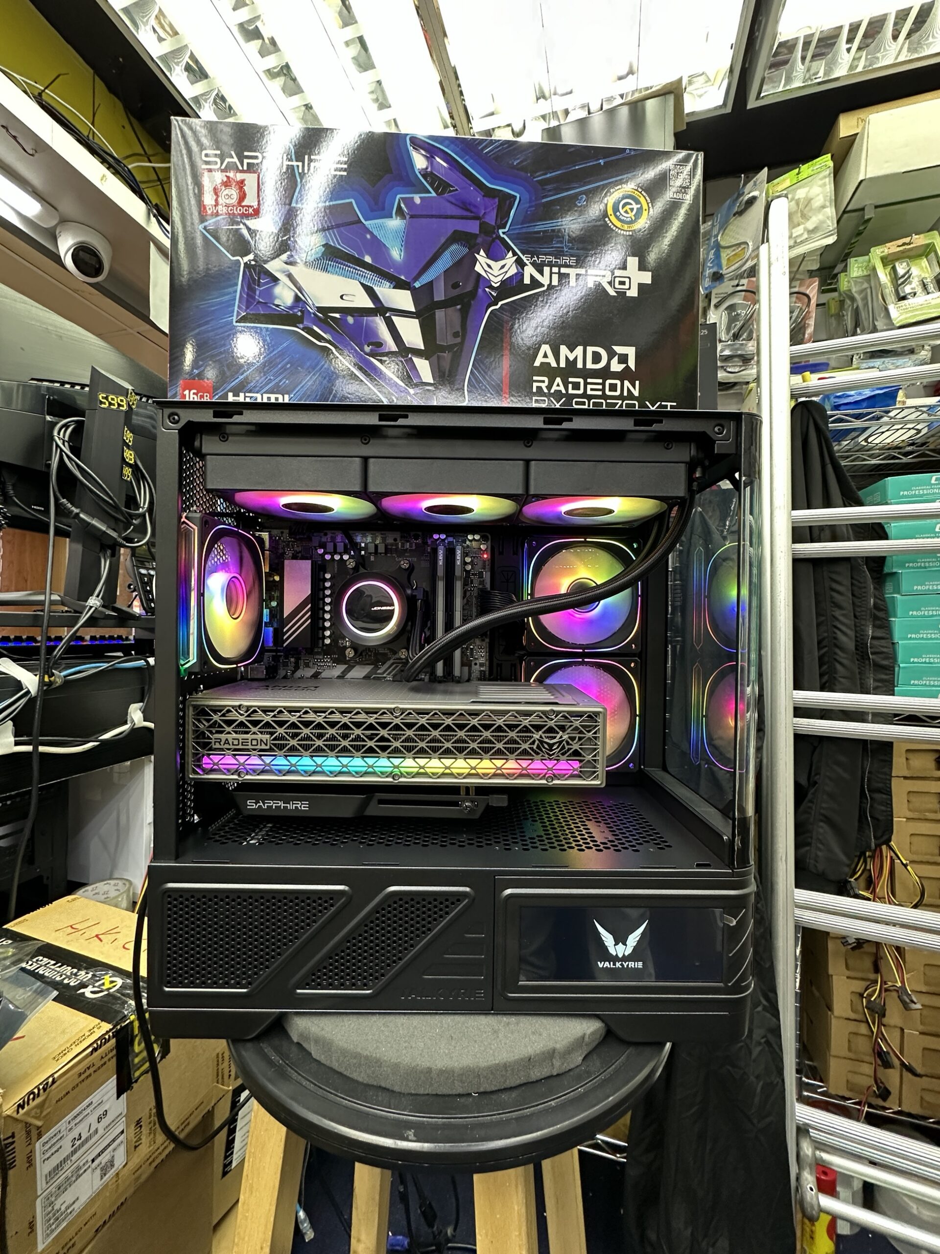 💥9800X3D💥💢9070XT💢Nitro+ 💁🏻VK03M BK🫧