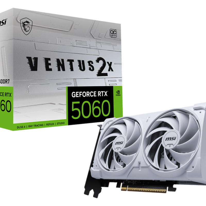 MSI GeForce RTX™ 5060 8G VENTUS 2X OC WHITE