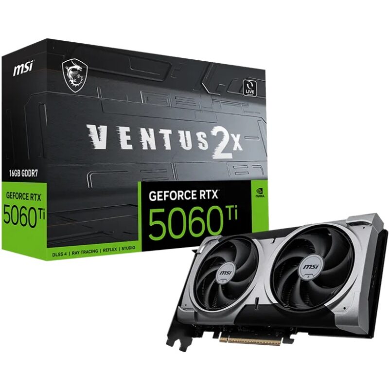 MSI GeForce RTX 5060Ti Ventus 2X Plus 16GB GDDR7