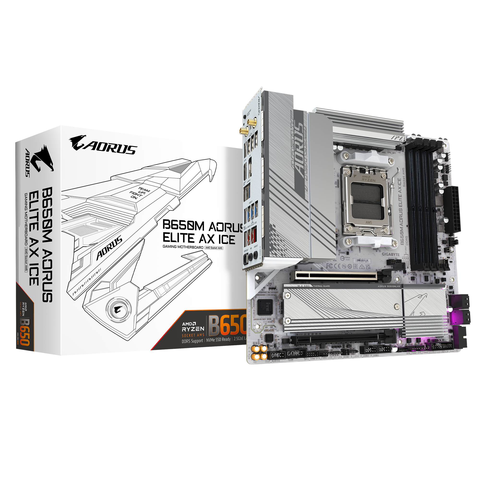 GIGABYTE B650M AORUS ELITE AX ICE DDR5