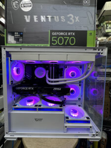 🫧Msi 5070 Ventus 3X DS900M WH 💥9*ARGB💢Fan