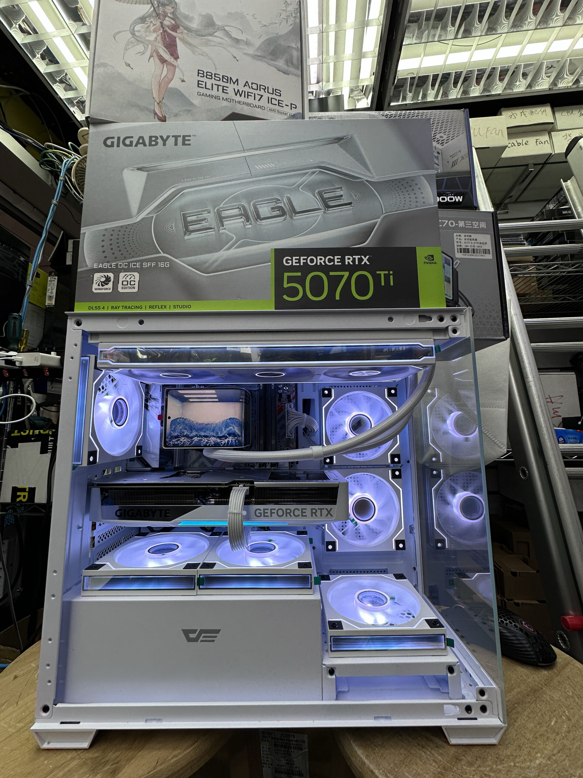 “GPU加價前”💥AMD💥9800 x3d✨Gigabyte✨ B850M Aorus Elite WIFI7 ICE-P 5070 Ti Eagle OC ❄️ICE DS900M