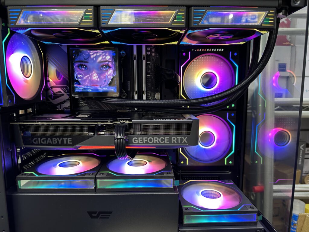 💥AMD 9800x3d✨X870M Aorus Elite WIFI7✨5070 TI Eagle OC🫧DS900M🫧 DP-360 4吋 LCD img 4417