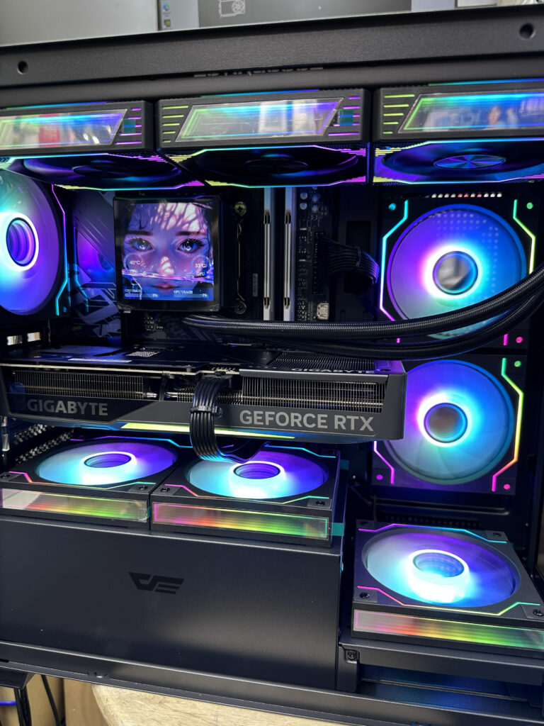 💥AMD 9800x3d✨X870M Aorus Elite WIFI7✨5070 TI Eagle OC🫧DS900M🫧 DP-360 4吋 LCD img 4418