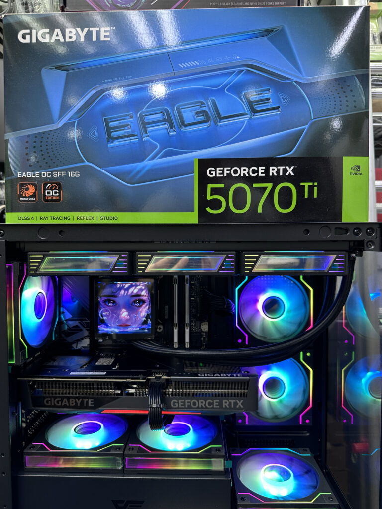 💥AMD 9800x3d✨X870M Aorus Elite WIFI7✨5070 TI Eagle OC🫧DS900M🫧 DP-360 4吋 LCD img 4419