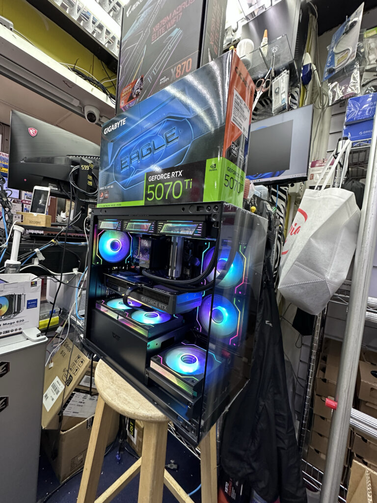 💥AMD 9800x3d✨X870M Aorus Elite WIFI7✨5070 TI Eagle OC🫧DS900M🫧 DP-360 4吋 LCD img 4421