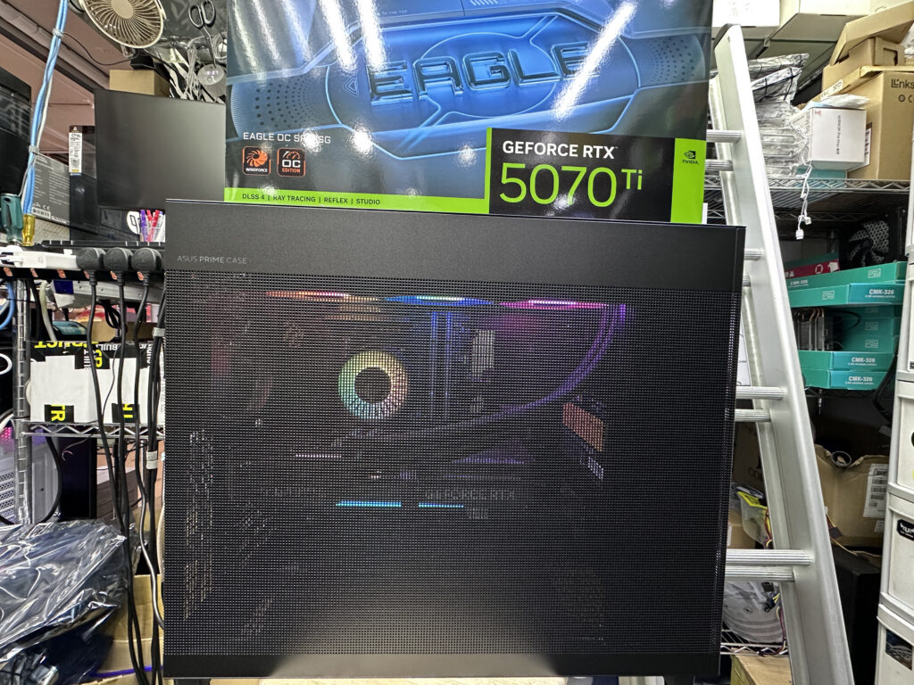 🤩高級🤩文書機🌈ASUS AP303 Mech AMD ✨9950X3d✨5070 TI Eagle OC Arctic 360 厚排😉 img 4431
