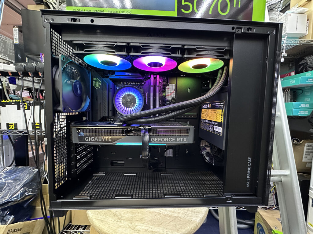 🤩高級🤩文書機🌈ASUS AP303 Mech AMD ✨9950X3d✨5070 TI Eagle OC Arctic 360 厚排😉 img 4434