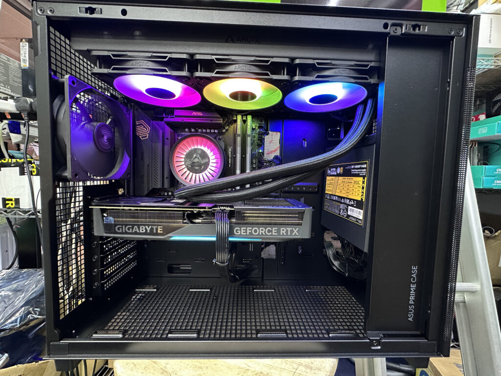 🤩高級🤩文書機🌈ASUS AP303 Mech AMD ✨9950X3d✨5070 TI Eagle OC Arctic 360 厚排😉 img 4435