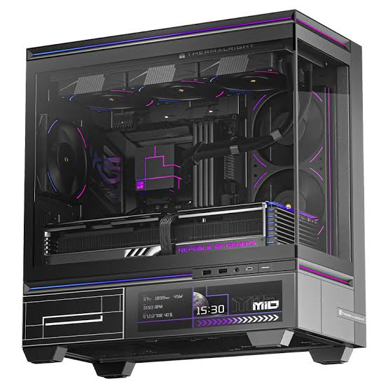 ThermalRight 利民 M10 Vision Micro-ATX 9.16吋LCD副屏 - 黑色BK