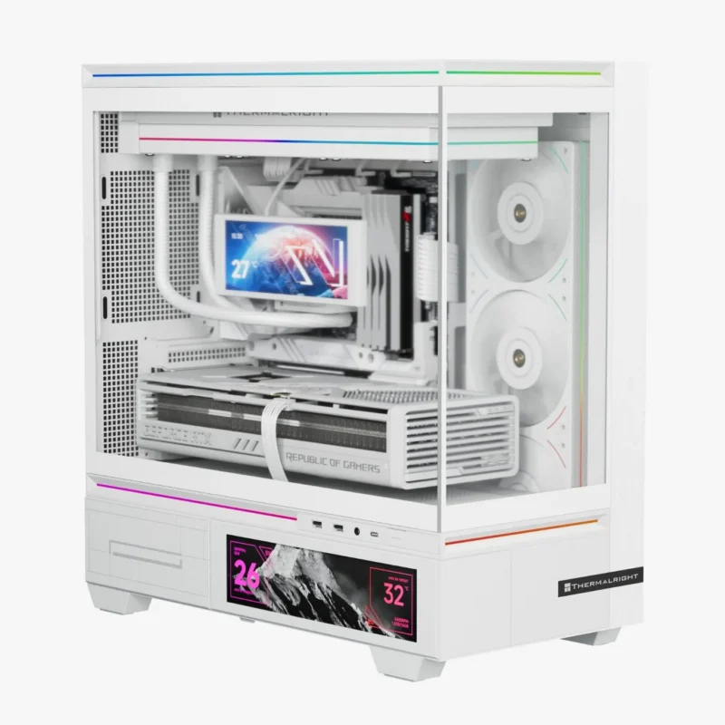 ThermalRight 利民 M10 Vision Micro-ATX 9.16吋LCD副屏 - 黑色BK
