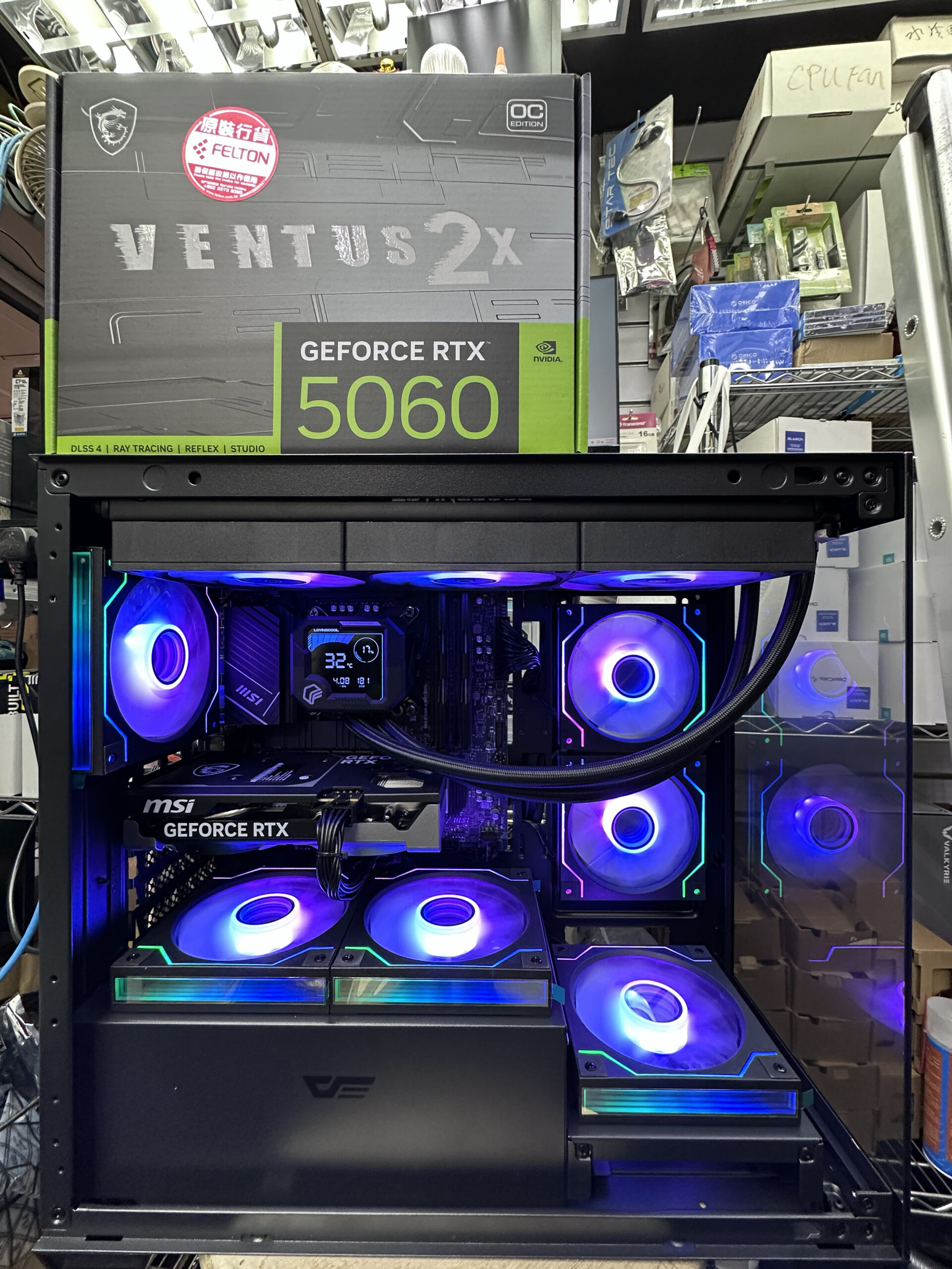 ✨MSI✨5060 2x 14400F AK-3 360💁🏻DS900M